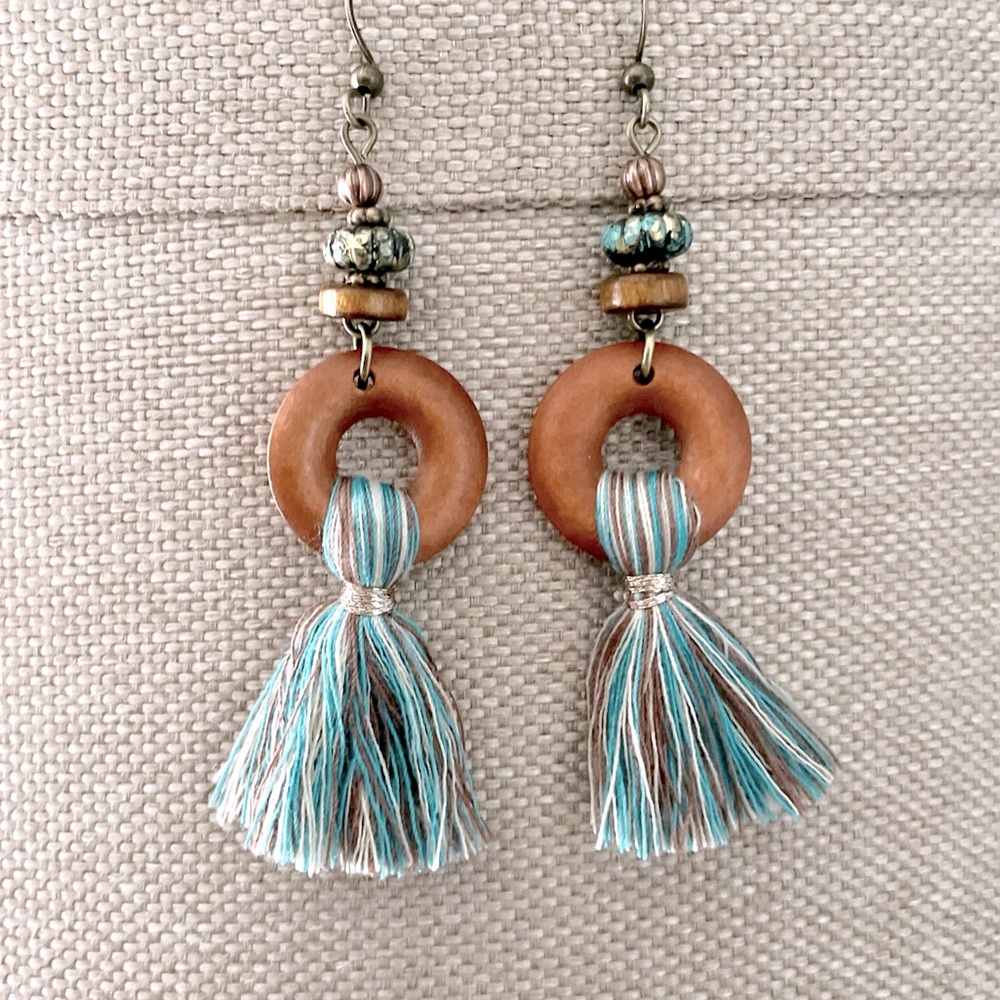 Boho Tassel Drop Earrings